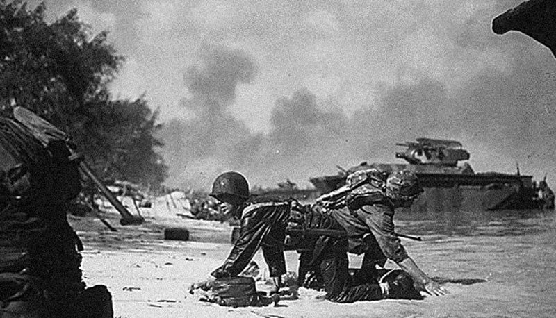 Trận chiến đẫm máu giữa quân Mỹ và phát xít Nhật