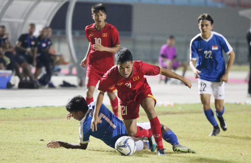 Hoà U19 Singapore, U19 Việt Nam chia tay giải Đông Nam Á