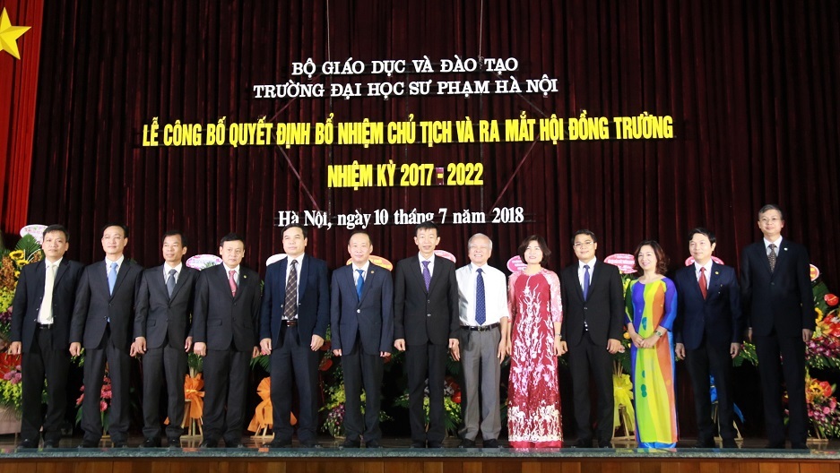 Trường ĐH Sư phạm Hà Nội ra mắt hội đồng trường đầu tiên