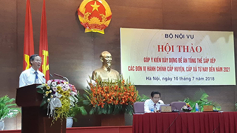 259 huyện, 6.191 xã trong cả nước có thể sáp nhập