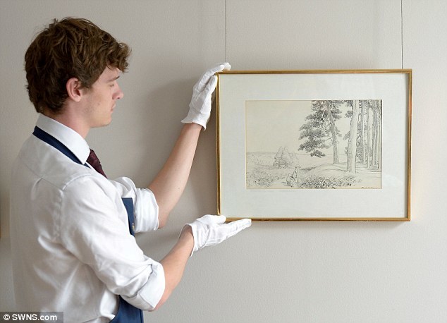 Tranh minh hoạ gấu Pooh được đấu giá 13 tỷ đồng