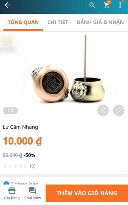 Mua lư cắm hương giá 10.000 đồng, cô gái được phen 'hú hồn'