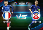 Link xem trực tiếp Pháp vs Croatia, 21h ngày 15/7