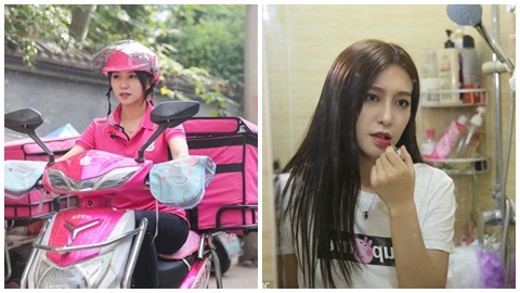 Ngày làm shipper, tối làm hot girl nghìn người hâm mộ