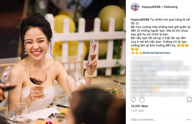 Trâm Anh lên tiếng về việc bị dàn hot girl World Cup tẩy chay