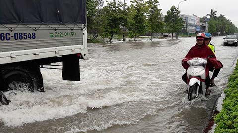 Mưa lụt ở Nghệ An