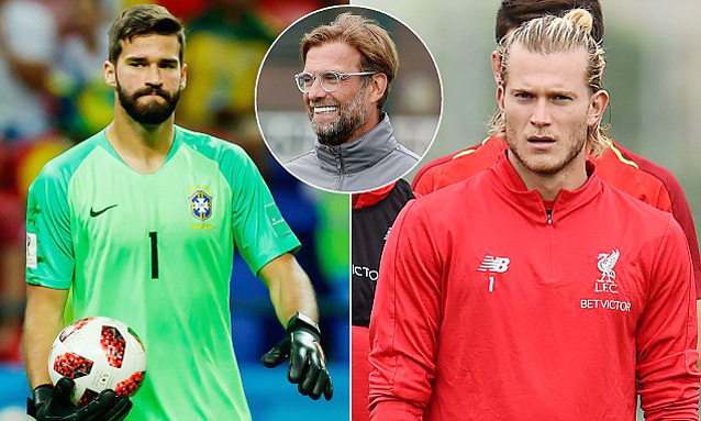 Liverpool chi tiền kỷ lục mua Alisson, thủ môn Karius bị ra rìa