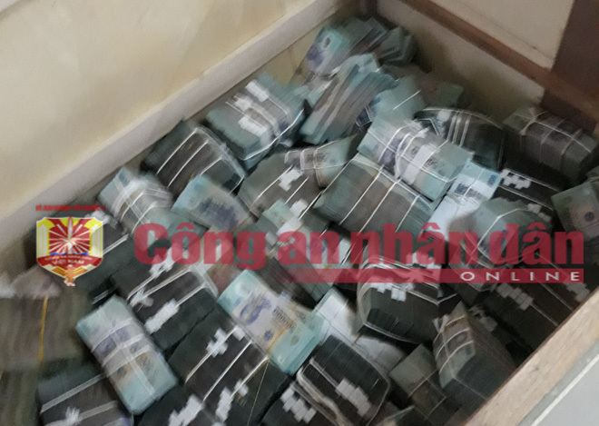 Cận cảnh 'kho tiền' khổng lồ thu được trong đường dây đánh bạc Phan Sào Nam