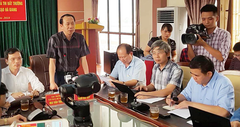 Công an Hà Giang khởi tố vụ tiêu cực kỳ thi THPT quốc gia 2018