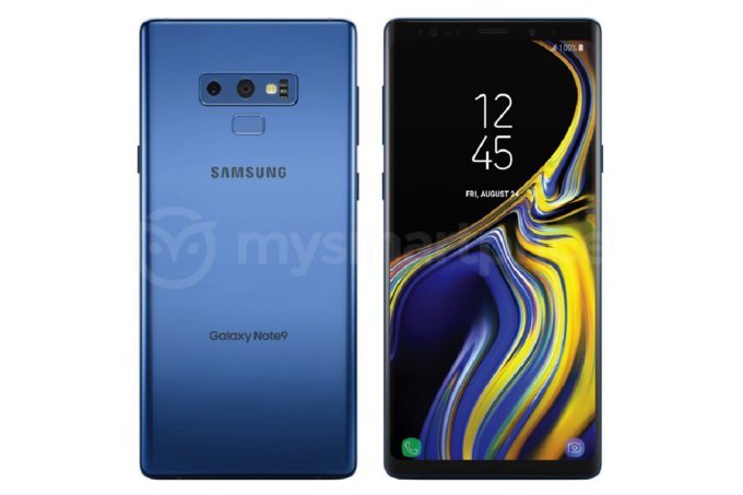 Galaxy Note 9 lộ màu xanh biển sâu hút hồn