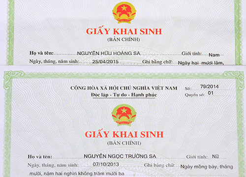 Cải chính giấy khai sinh do sai tên mẹ