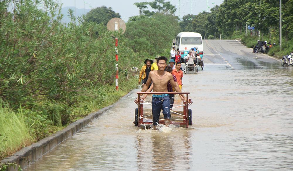Dầm mình trên đại lộ hiện đại nhất Việt Nam, 'hốt' tiền triệu mỗi ngày
