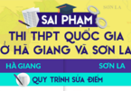 Gian lận thi cử ở Hà Giang khác Sơn La thế nào?