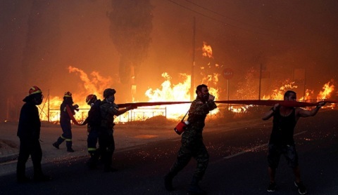 Cháy rừng ở Hy Lạp, tìm thấy hàng chục thi thể trong một biệt thự