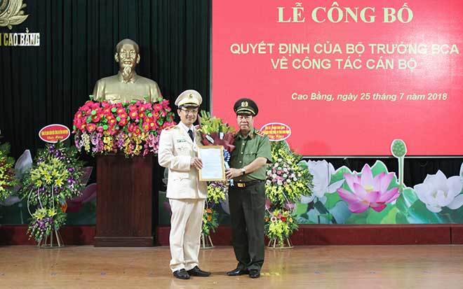Thiếu tướng Nguyễn Ngọc Toàn giữ chức Giám đốc Công an Cao Bằng