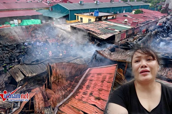 Cháy chợ Gạo: Tiền tỷ hóa tro tàn, nữ tiểu thương khóc ngất
