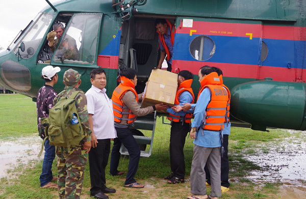 Bộ Quốc phòng điều gần 1.000 chiến sỹ sang Lào ứng cứu vụ vỡ đập