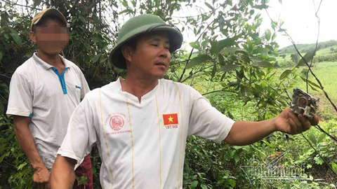 Máy bay rơi ở Nghệ An: Nhặt mảnh vỡ cách 200m, nghi của Su-22