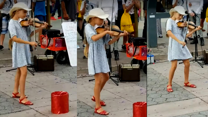 Bé gái kéo violin bản Despacito tuyệt hay được hàng triệu người chia sẻ