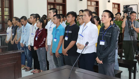 20 người gây rối ở Đồng Nai lĩnh án tù