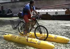 Xe đạp trên nước, giải pháp cho mùa mưa bão ở nước ta?