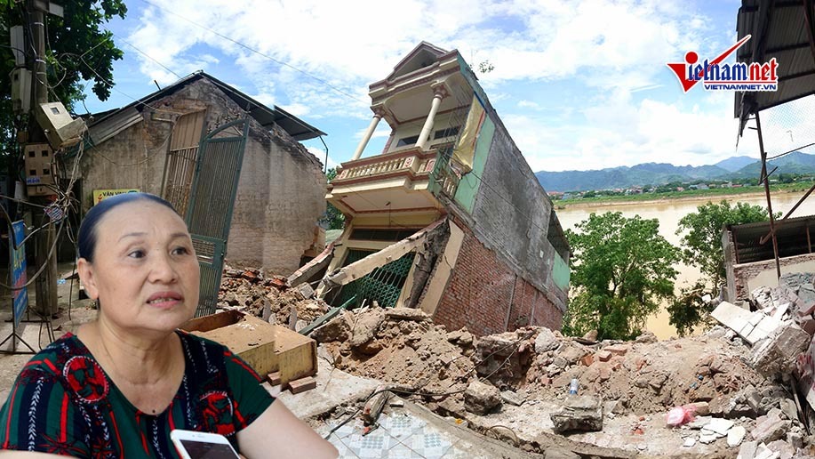 Nhà đổ nhào xuống sông Đà, nợ tiền tỉ ụp vào đầu