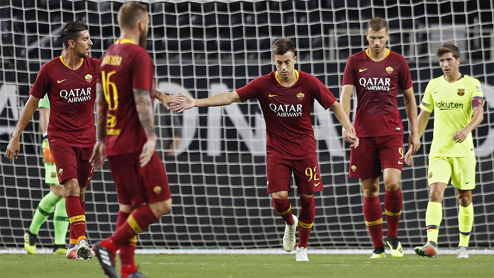 Barca lại ôm hận trước AS Roma