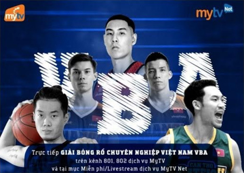 Xem trực tiếp giải bóng rổ VBA 2018 trên MyTV và MyTVNet