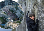 2000 khán giả leo núi đá cao xem phim bom tấn do Tom Cruise đóng