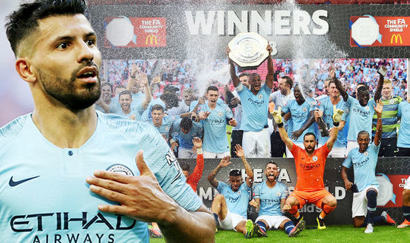 Aguero bừng sáng, Man City hạ Chelsea đoạt siêu cúp Anh