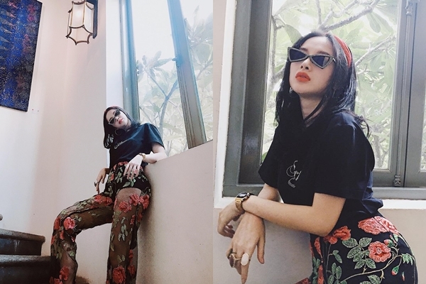 Angela Phương Trinh hở bạo với quần trong suốt