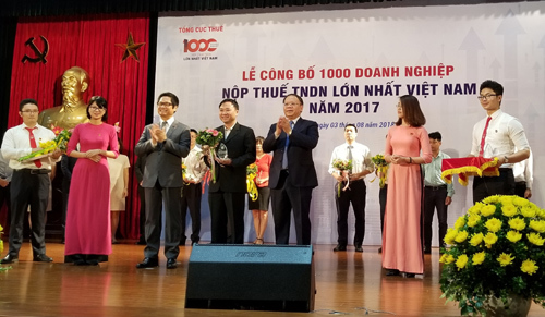 FrieslandCampina VN - Top 100 DN nộp thuế lớn nhất VN 2017