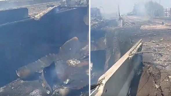 hậu quả sau nổ xe bồn Italia