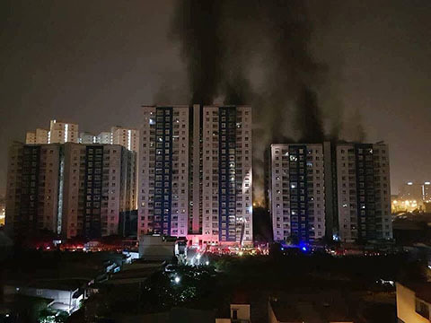 Vụ cháy chung cư Carina Plaza: Bắt tạm giam trưởng ban quản lý