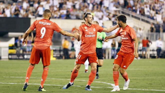 Bale rực sáng, Real Madrid đánh bại AS Roma