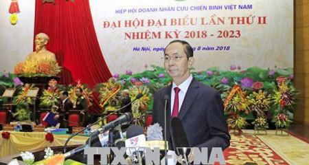 Chủ tịch nước biểu dương các doanh nhân cựu chiến binh