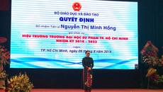 Trường ĐH Sư phạm TP.HCM có nữ hiệu trưởng đầu tiên Trường ĐH Sư phạm TP.HCM có nữ hiệu trưởng đầu tiên