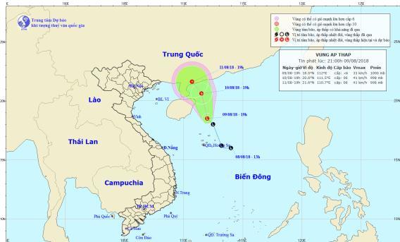 Dự báo thời tiết 10/8: Cảnh báo vùng nguy hiểm trên Biển Đông