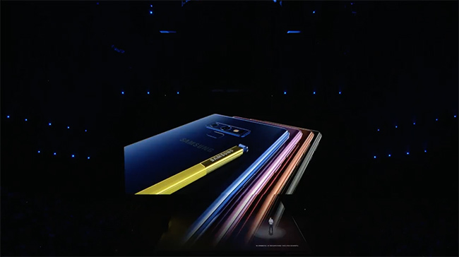 Galaxy Note 9 ra mắt với màn hình 6.4 inch, pin 4000 mAh