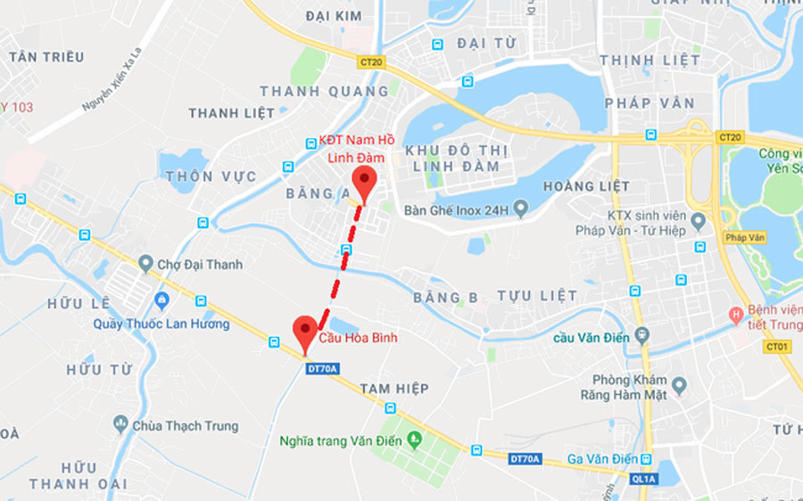 Hàng vạn dân Linh Đàm, Đại Thanh được hưởng lợi khi con đường này mở