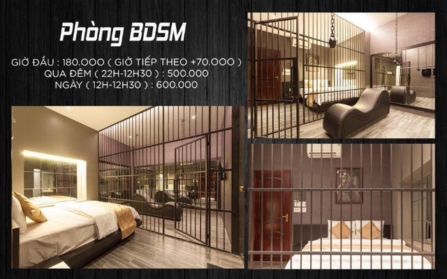 Phòng khách sạn kiểu bạo dâm '50 sắc thái' ở Cần Thơ bị buộc tháo gỡ