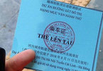Thẻ lên tàu Cát Linh-Hà Đông in chữ Trung Quốc: Lời thừa nhận của tổng thầu