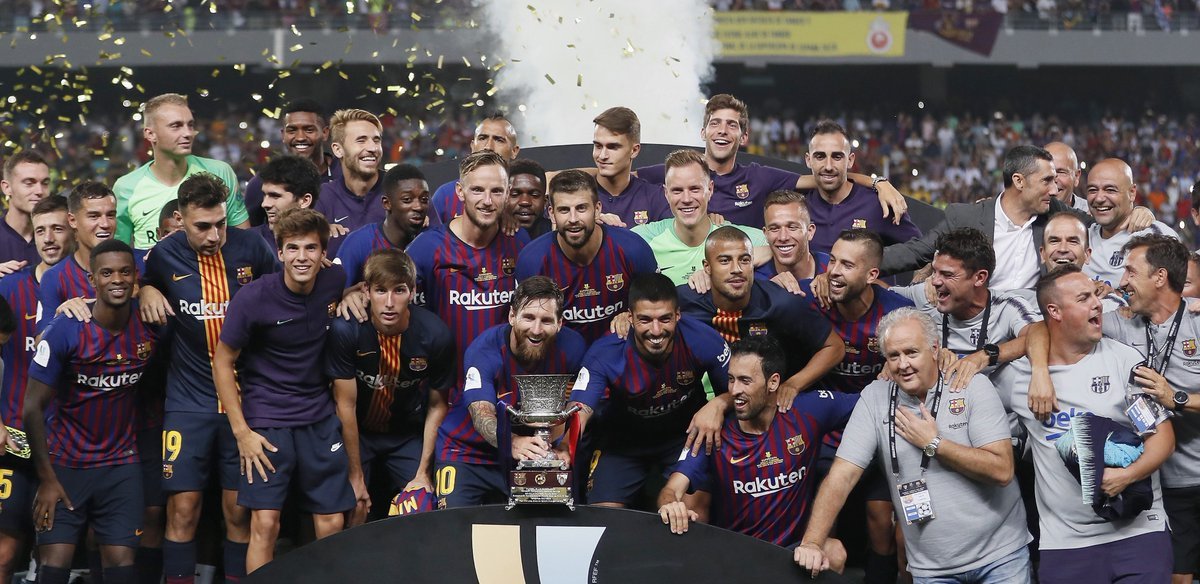 Messi tịt ngòi, Barca chật vật giành Siêu Cúp