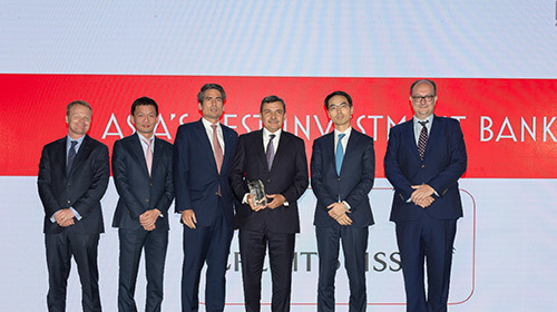 Credit Suisse lại nhận giải Ngân hàng đầu tư tốt nhất Việt Nam