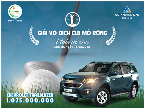 Đất Xanh Nghệ An tặng xe tiền tỷ cho giải vô địch golf