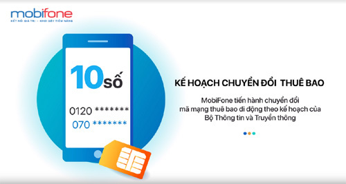 MobiFone sẵn sàng chuyển đổi đầu số thuê bao 11 số