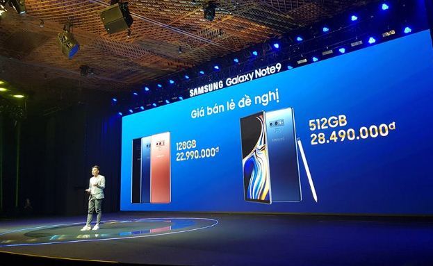 Galaxy Note 9 vừa ra mắt có giá rẻ hơn dự kiến 1,5 triệu đồng