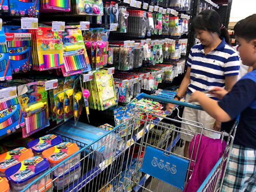 MM Mega Market giảm giá sản phẩm phục vụ học tập