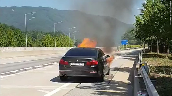 Hàn Quốc cấm lưu thông xe BMW vì bê bối cháy nổ