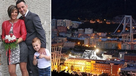 Thảm kịch cả gia đình thiệt mạng trong vụ sập cầu tại Italia